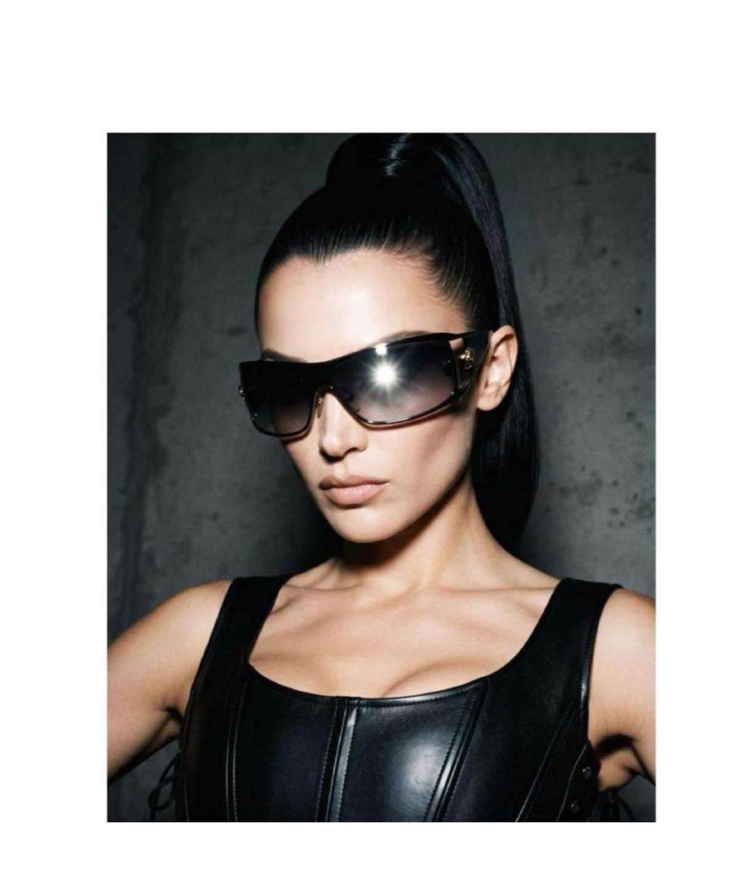 VERSACE Черные солнцезащитные очки, фото 6