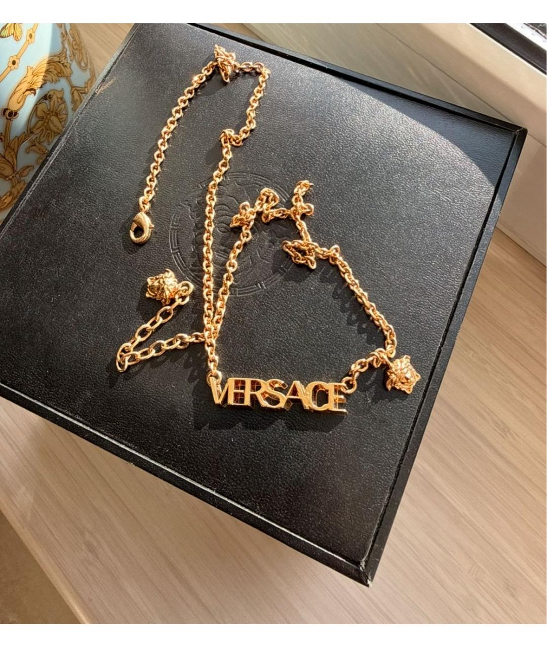 VERSACE Золотое колье, фото 2
