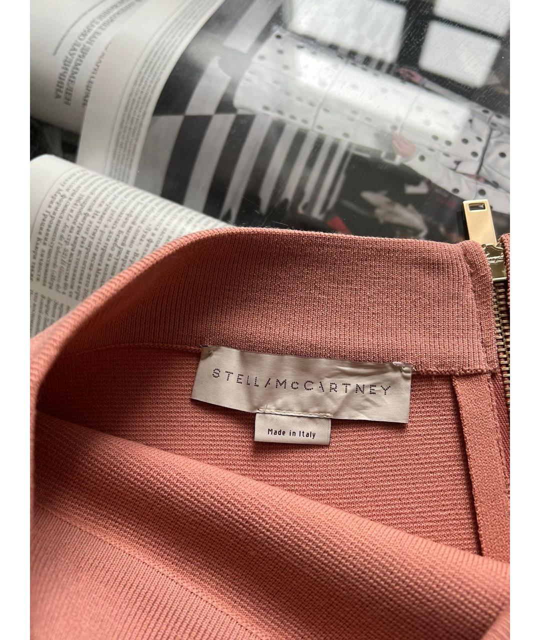 STELLA MCCARTNEY Коралловая юбка миди, фото 6