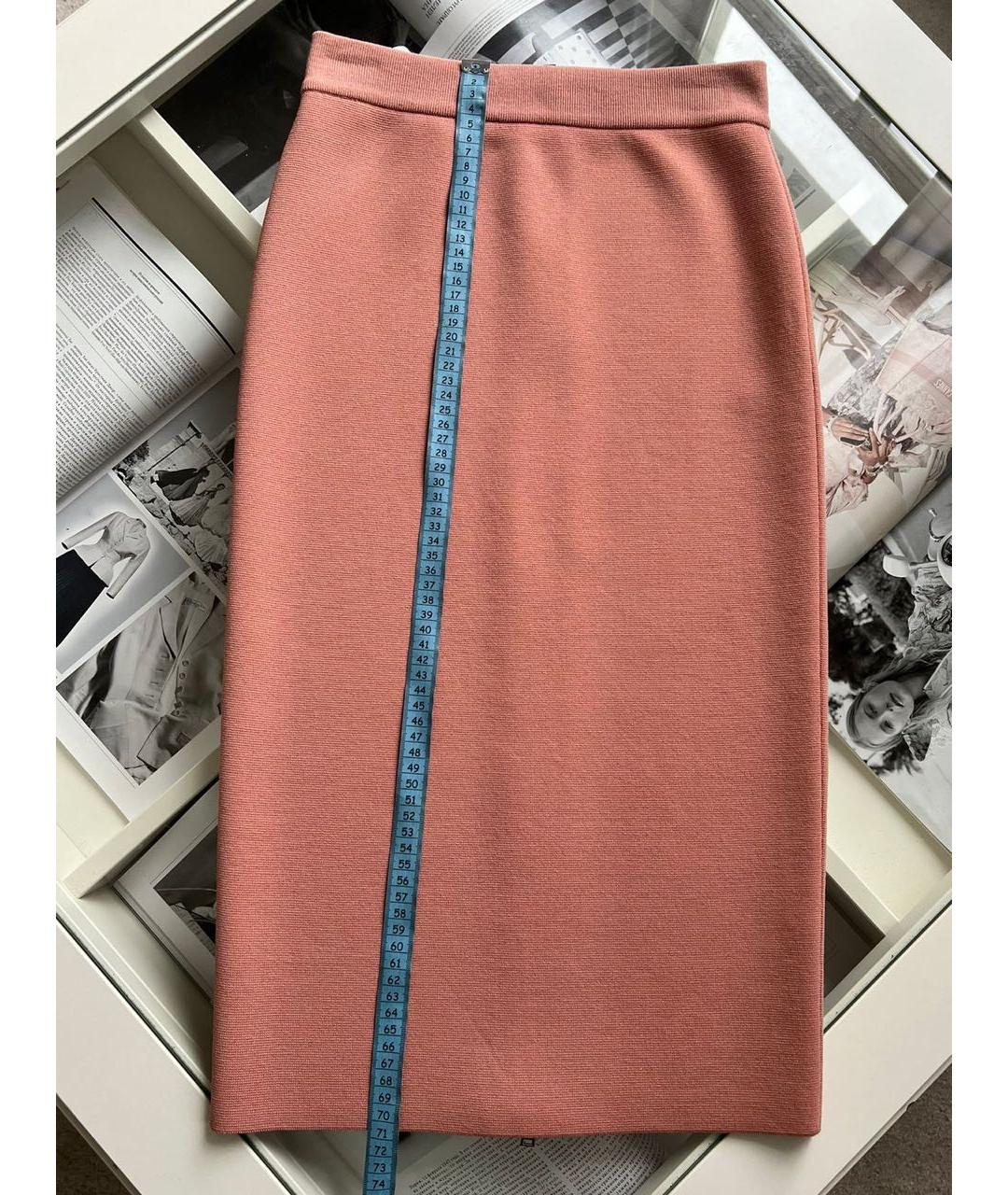 STELLA MCCARTNEY Коралловая юбка миди, фото 3