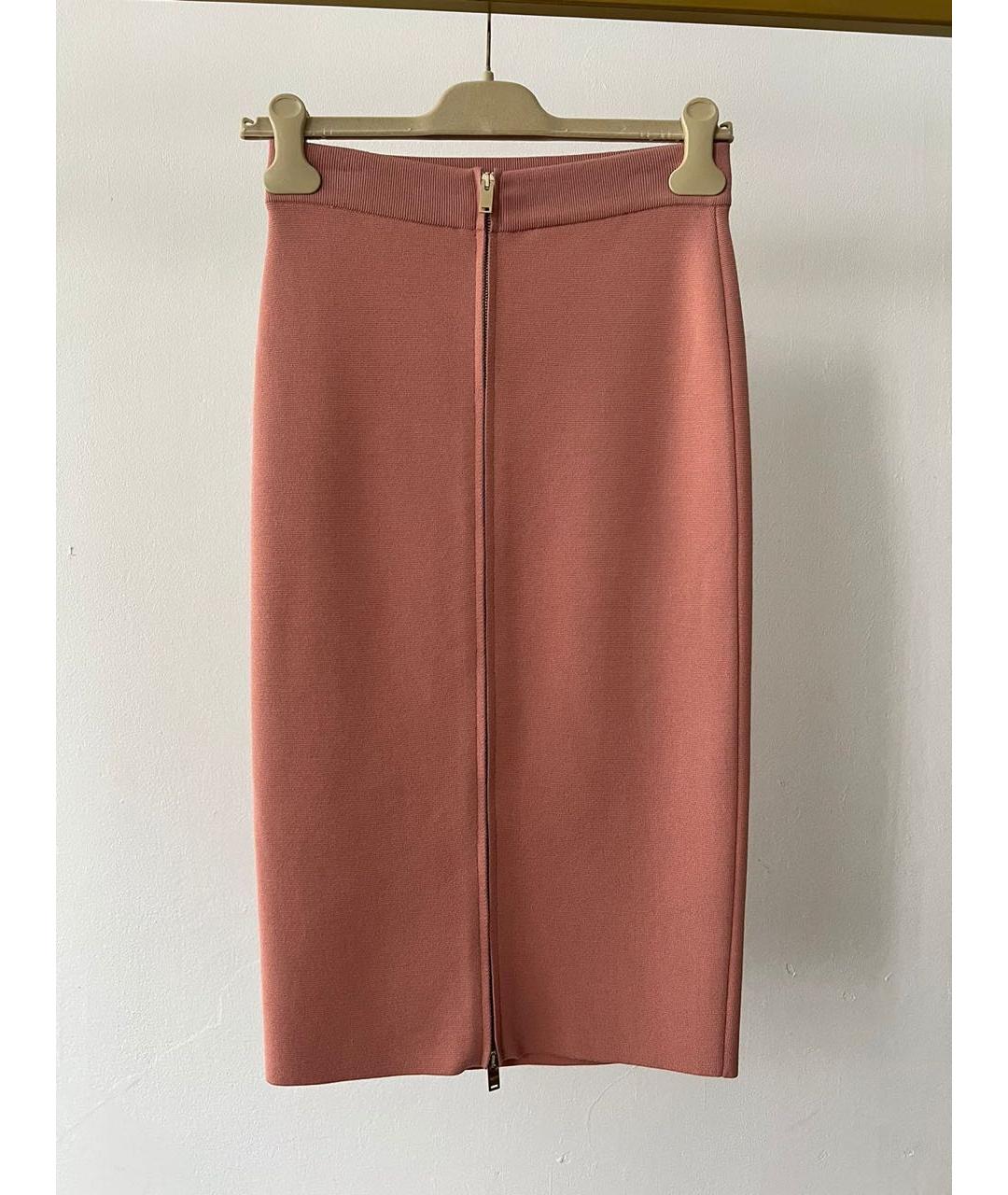 STELLA MCCARTNEY Коралловая юбка миди, фото 2