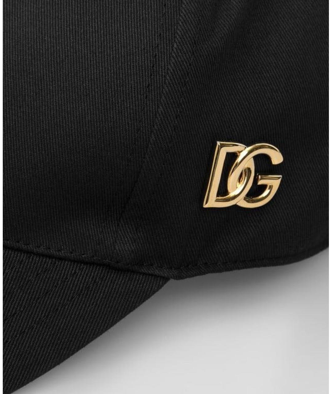DOLCE&GABBANA Черная кепка/бейсболка, фото 4
