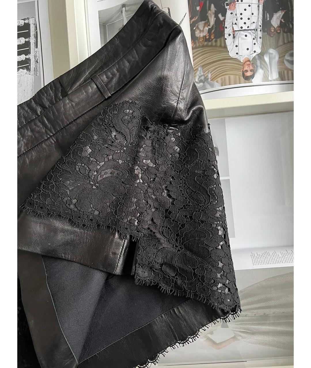 GIVENCHY Кожаная юбка мини, фото 8