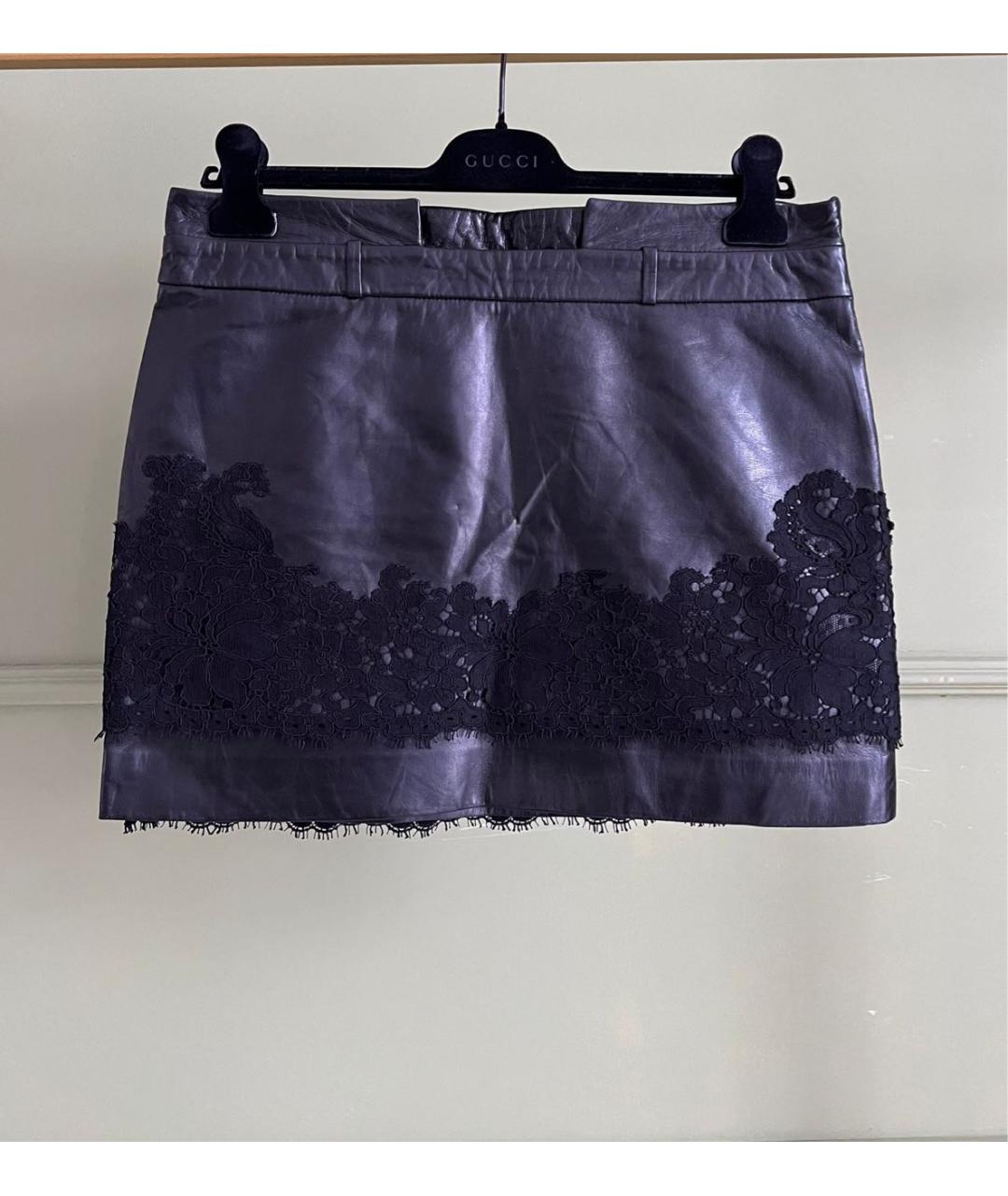 GIVENCHY Кожаная юбка мини, фото 9
