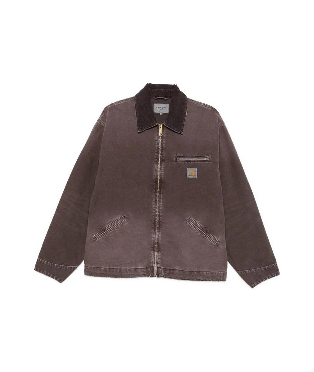 CARHARTT Коричневая хлопковая куртка, фото 1