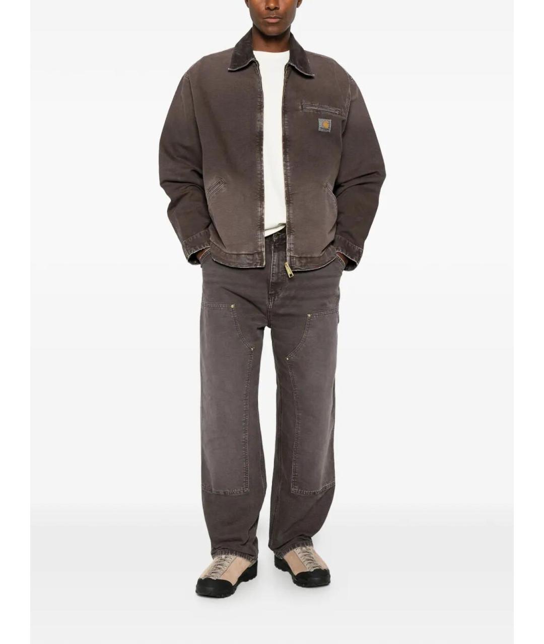 CARHARTT Коричневая хлопковая куртка, фото 4