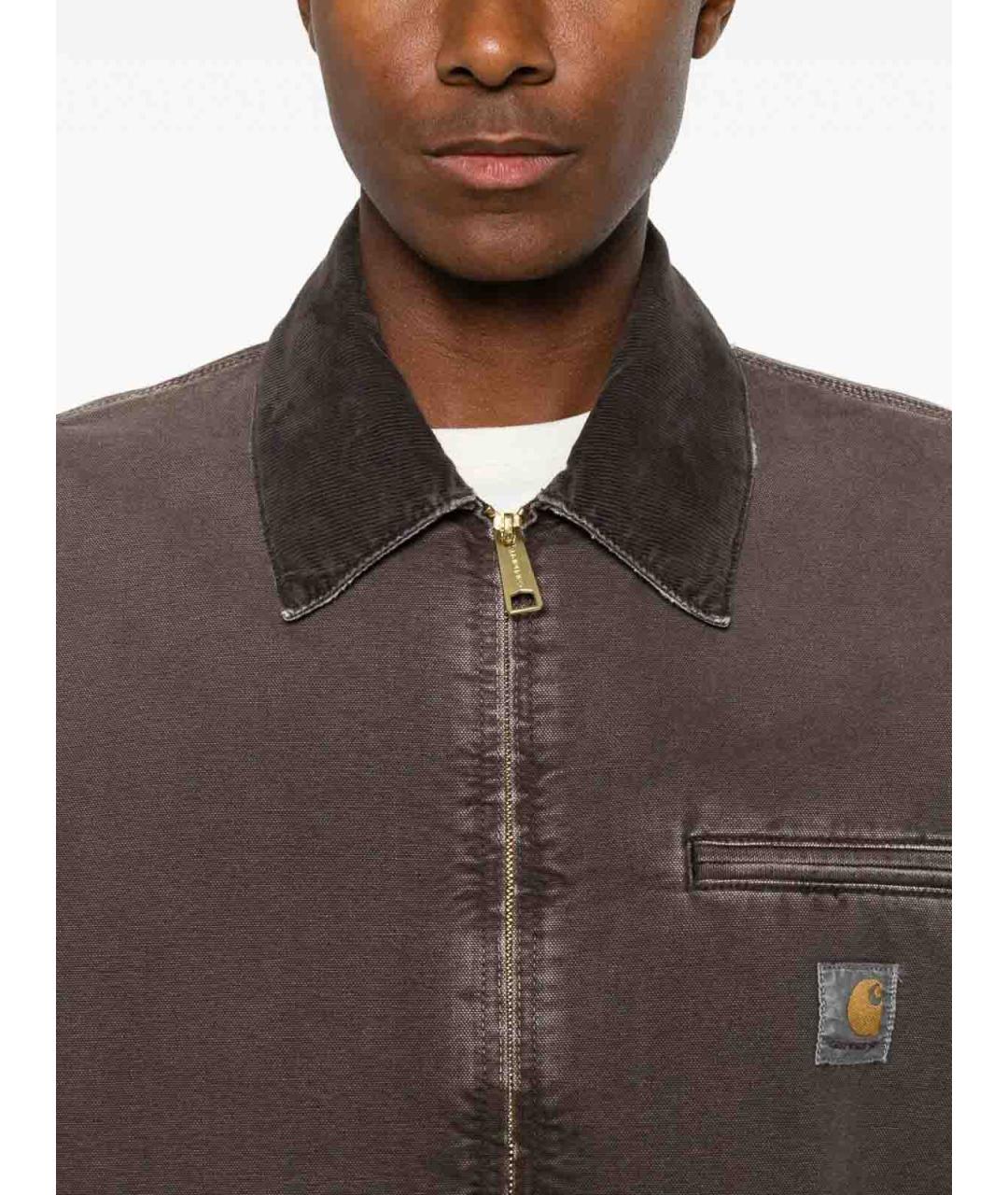 CARHARTT Коричневая хлопковая куртка, фото 5