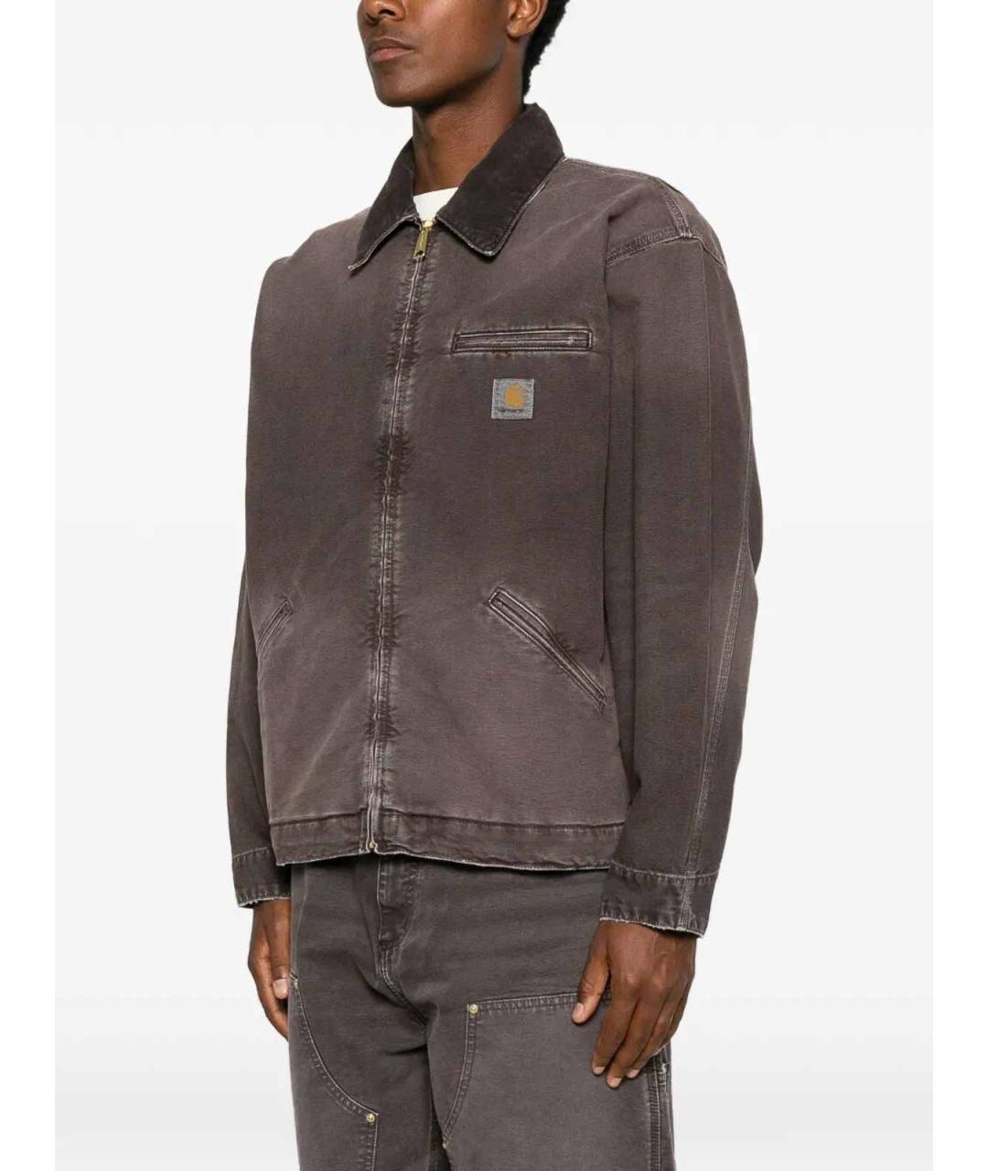 CARHARTT Коричневая хлопковая куртка, фото 2