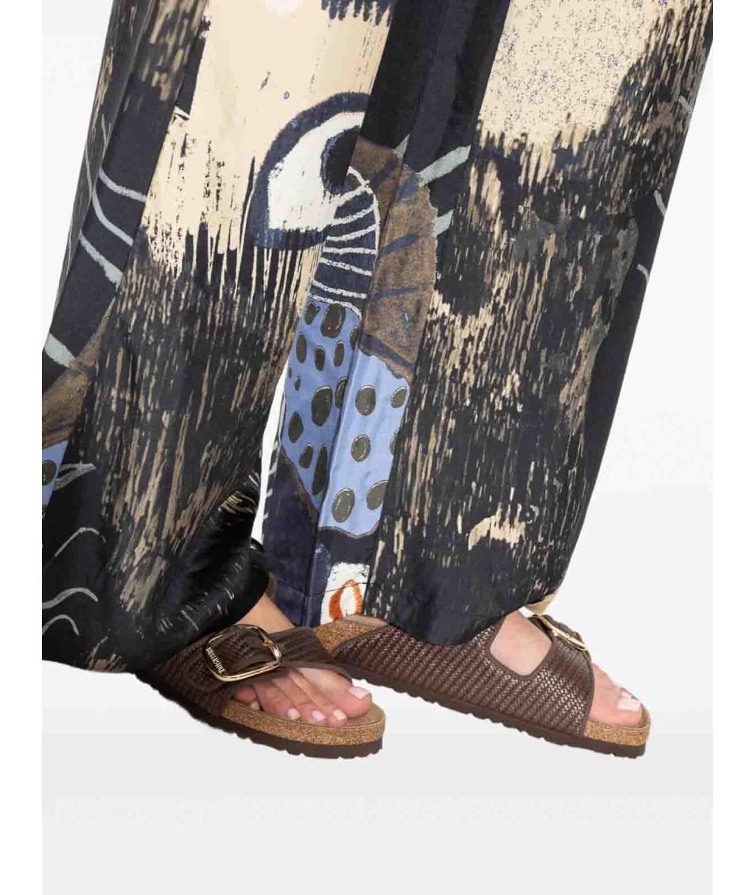 BIRKENSTOCK Коричневые кожаные сандалии, фото 5