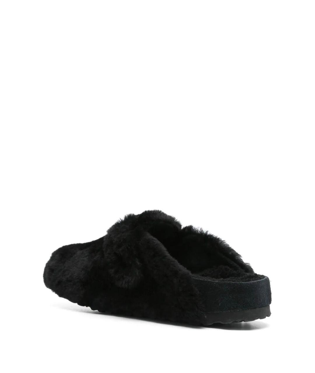BIRKENSTOCK Черные кожаные сандалии, фото 2