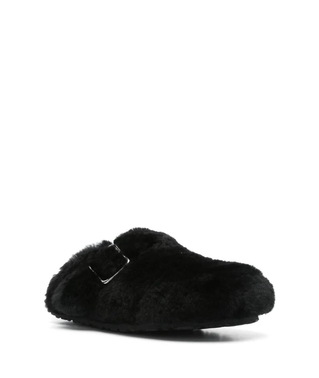 BIRKENSTOCK Черные кожаные сандалии, фото 3