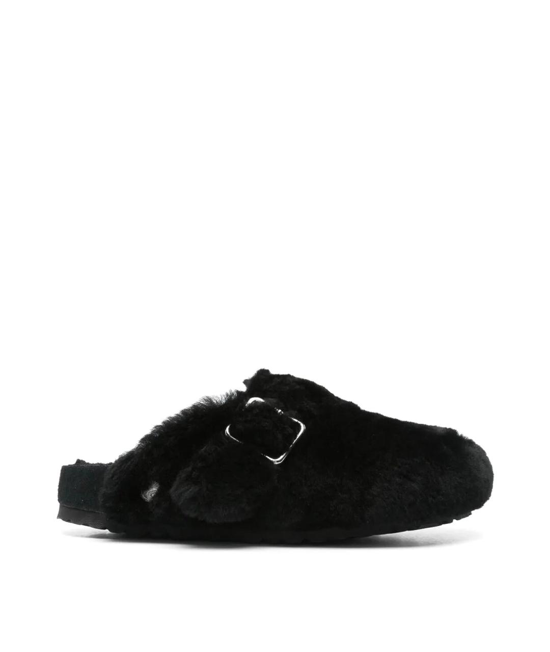 BIRKENSTOCK Черные кожаные сандалии, фото 1