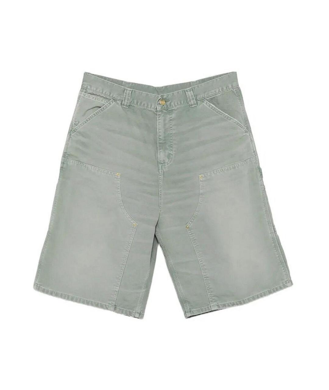 CARHARTT Зеленые хлопковые шорты, фото 1