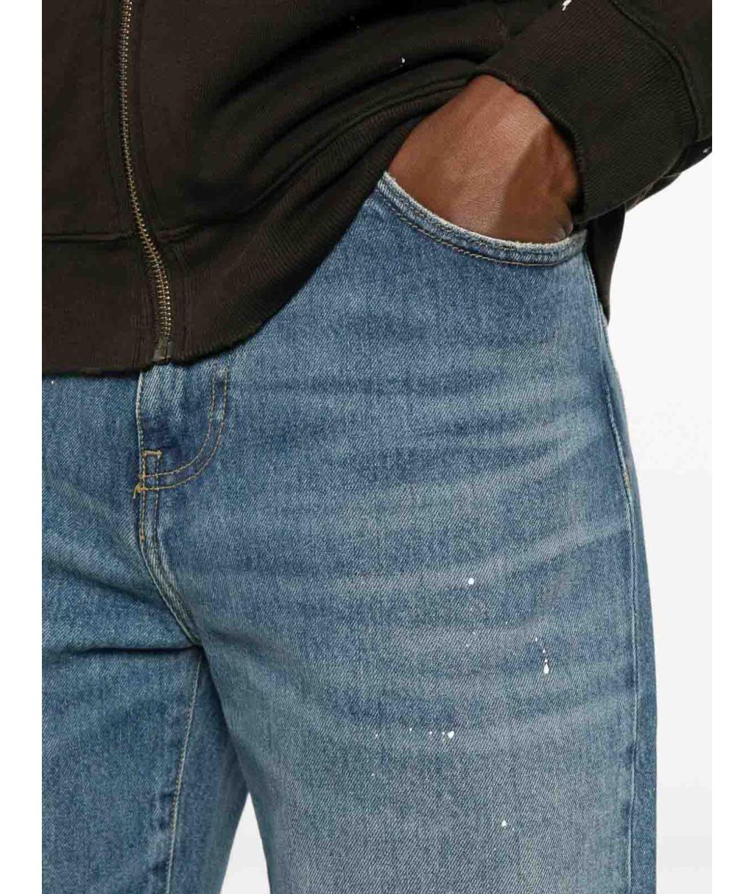 CARHARTT Синие хлопковые прямые джинсы, фото 2