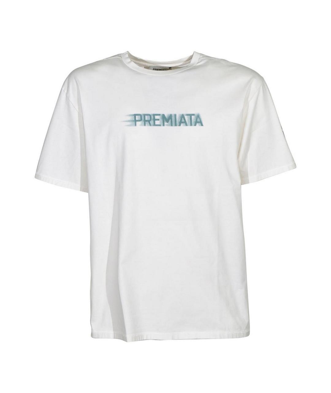 PREMIATA Белая хлопковая футболка, фото 1