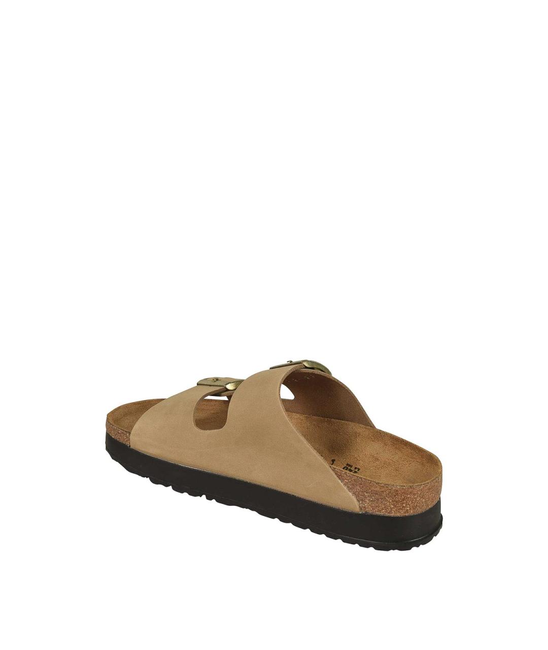 BIRKENSTOCK Бежевые текстильные сандалии, фото 3