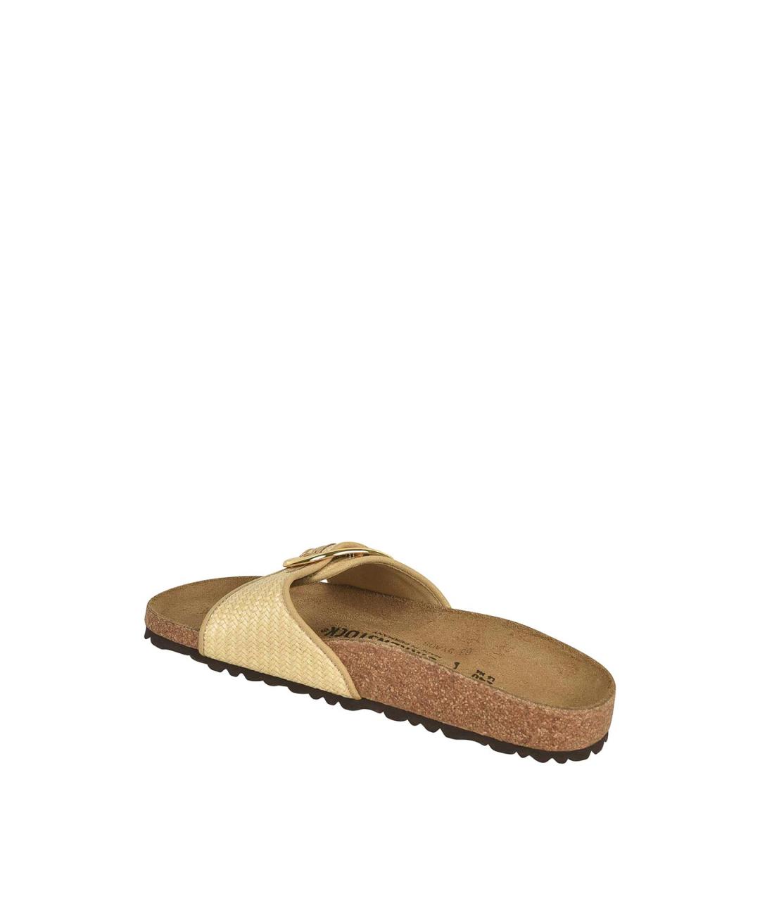 BIRKENSTOCK Бежевые текстильные сандалии, фото 3