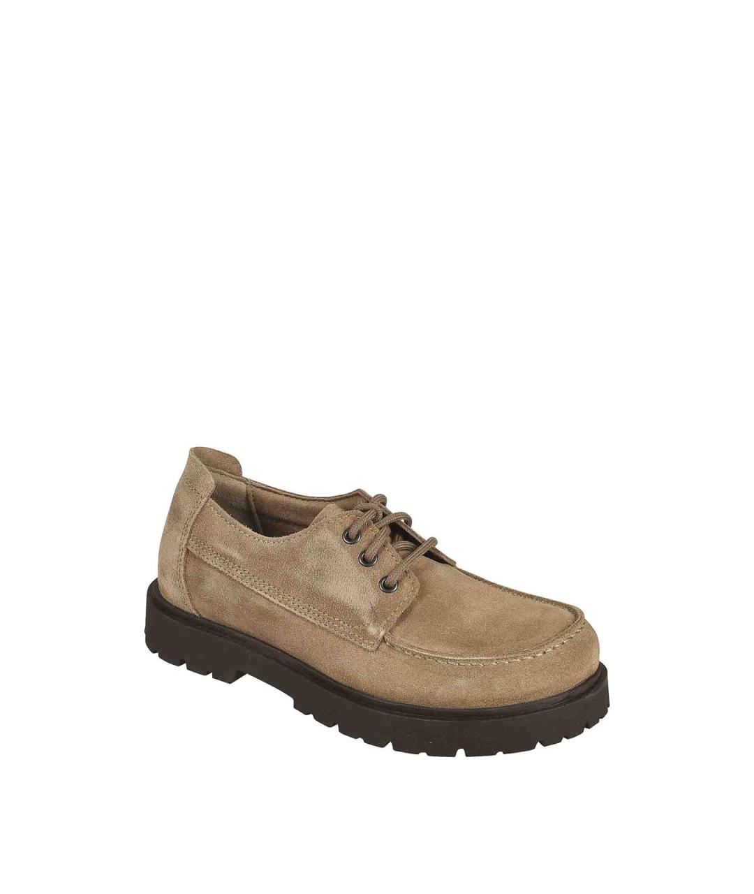 BIRKENSTOCK Бежевые замшевые ботинки, фото 2