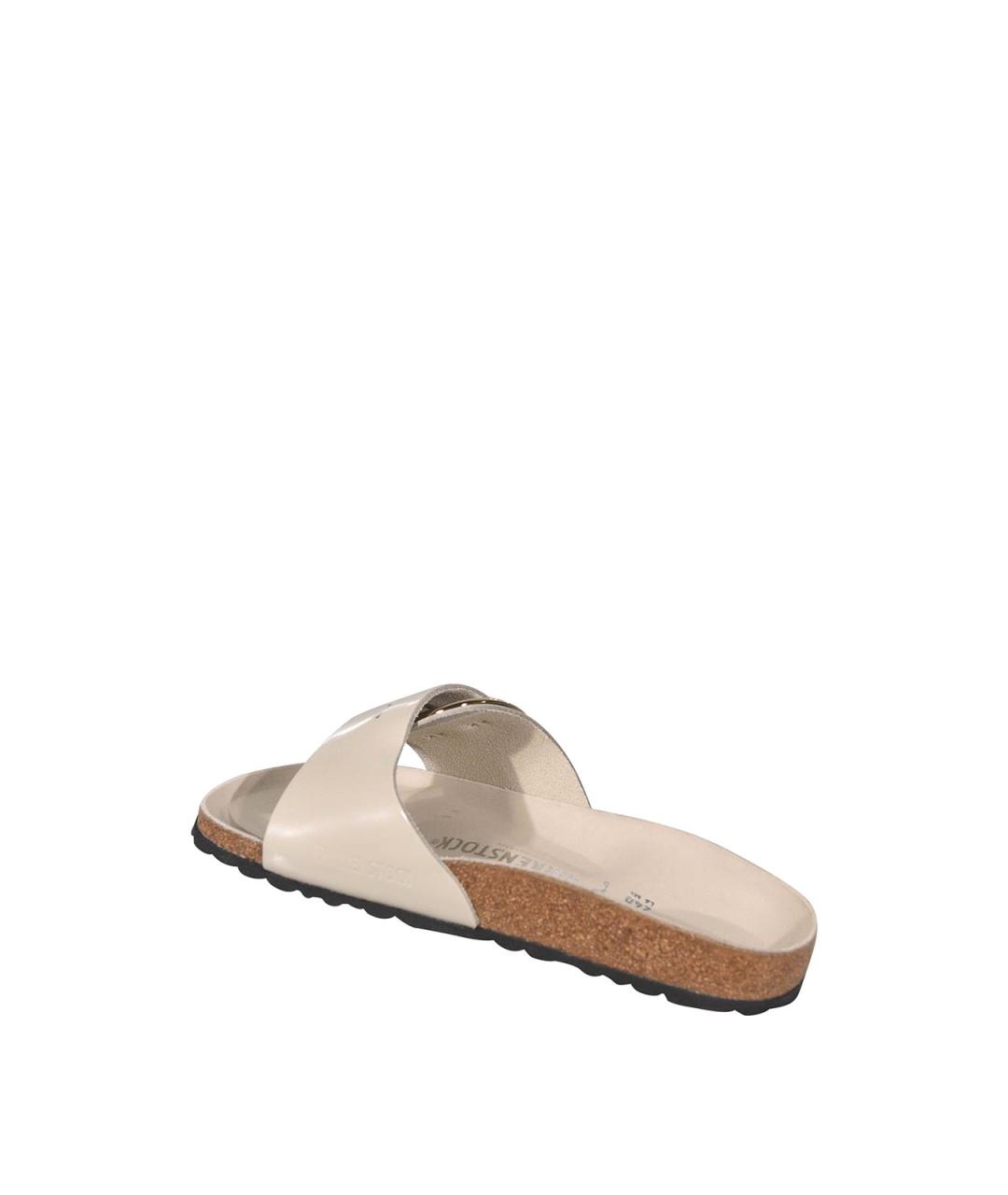 BIRKENSTOCK Бежевые текстильные сандалии, фото 3