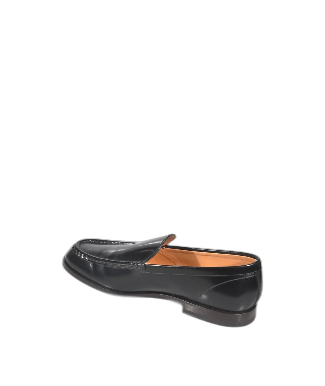 TOD'S Черные кожаные лоферы, фото 3