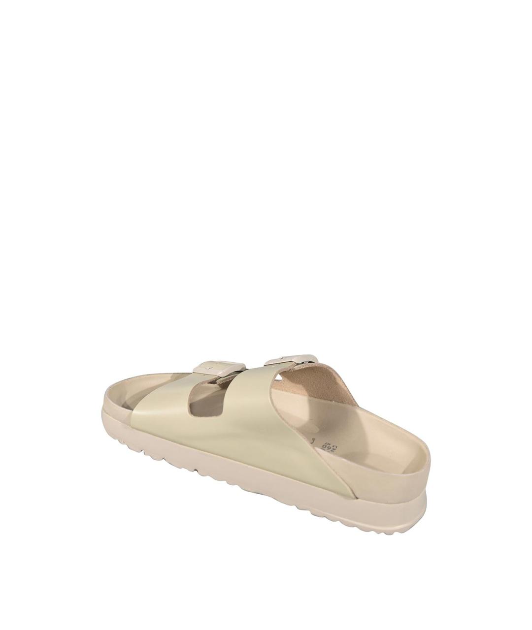 BIRKENSTOCK Бежевые текстильные сандалии, фото 3
