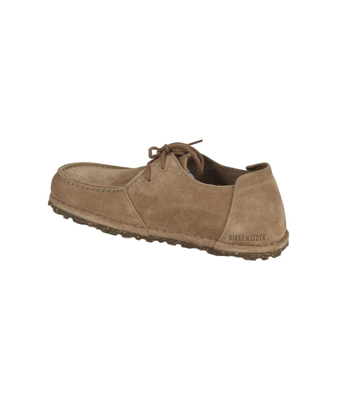 BIRKENSTOCK Бежевые нубуковые лоферы, фото 3