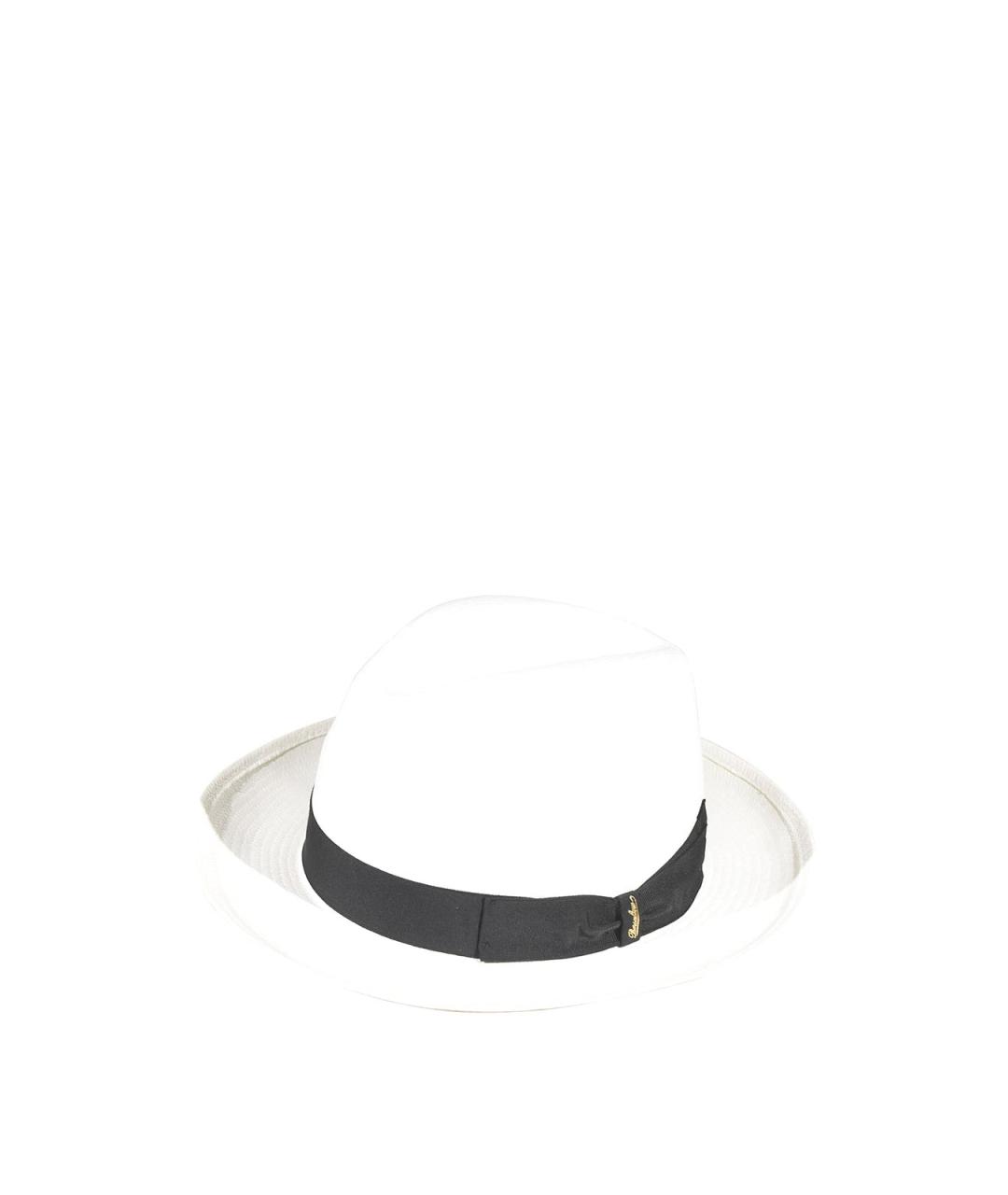 BORSALINO Белая хлопковая шляпа, фото 1