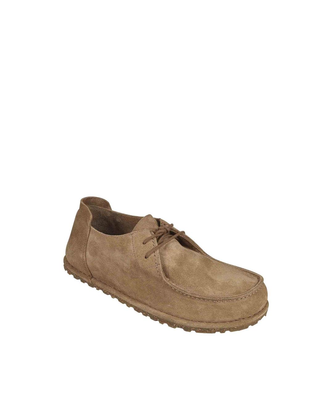 BIRKENSTOCK Бежевые нубуковые лоферы, фото 2