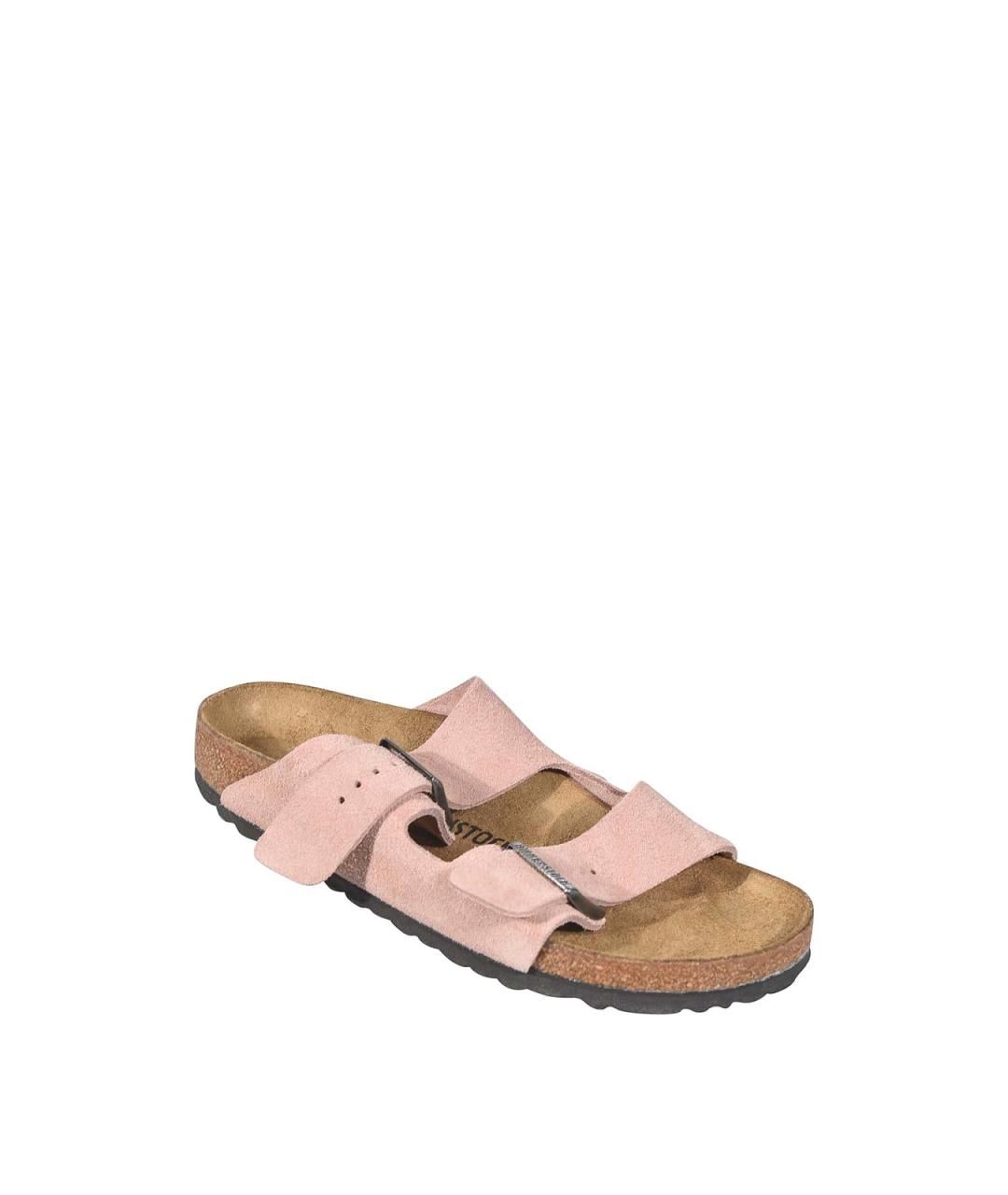 BIRKENSTOCK Розовые замшевые сандалии, фото 2