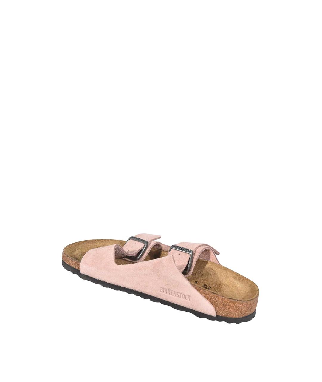 BIRKENSTOCK Розовые замшевые сандалии, фото 3