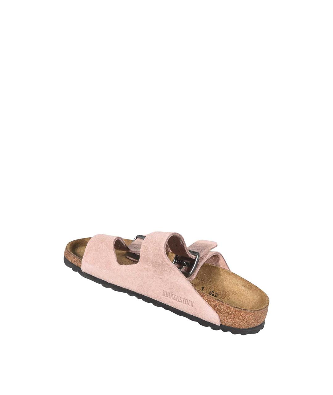 BIRKENSTOCK Розовые замшевые сандалии, фото 4