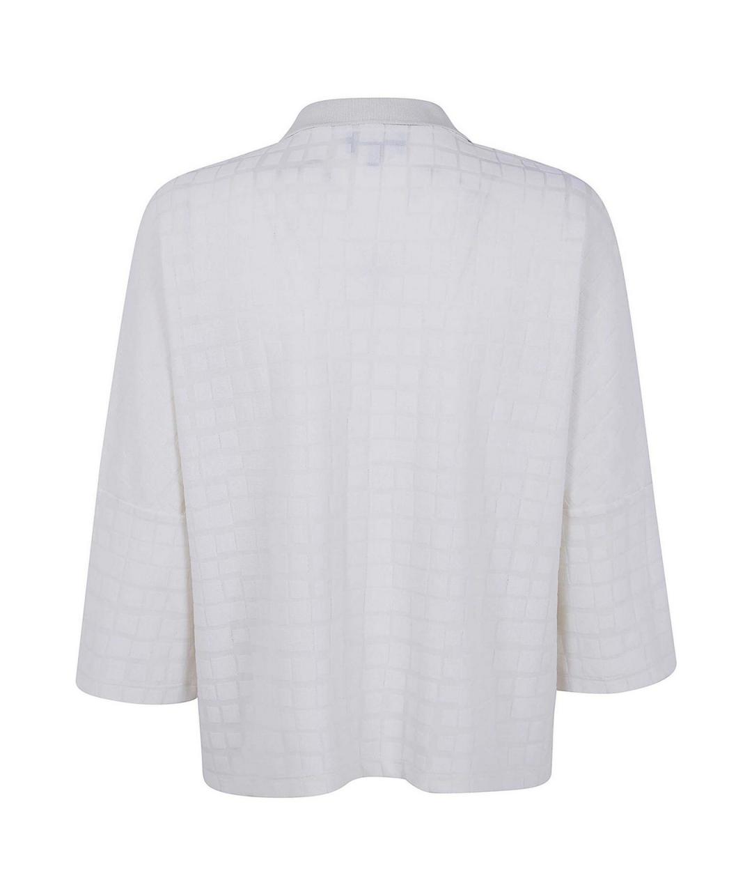 EMPORIO ARMANI Белый полиэстеровый джемпер / свитер, фото 2