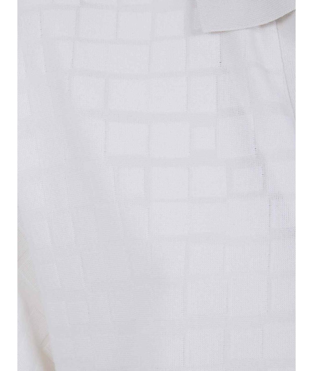 EMPORIO ARMANI Белый полиэстеровый джемпер / свитер, фото 3