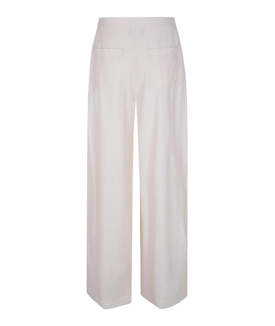 EMPORIO ARMANI Желтые вискозные брюки широкие, фото 2
