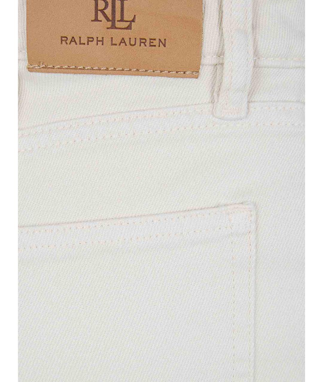 RALPH LAUREN Белые джинсы слим, фото 3