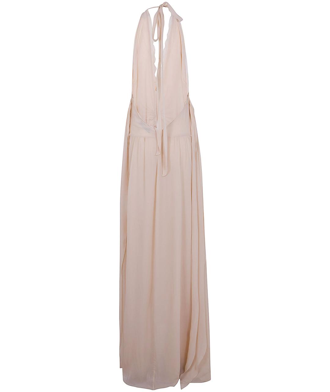 BLUMARINE Оранжевое вискозное платье, фото 3
