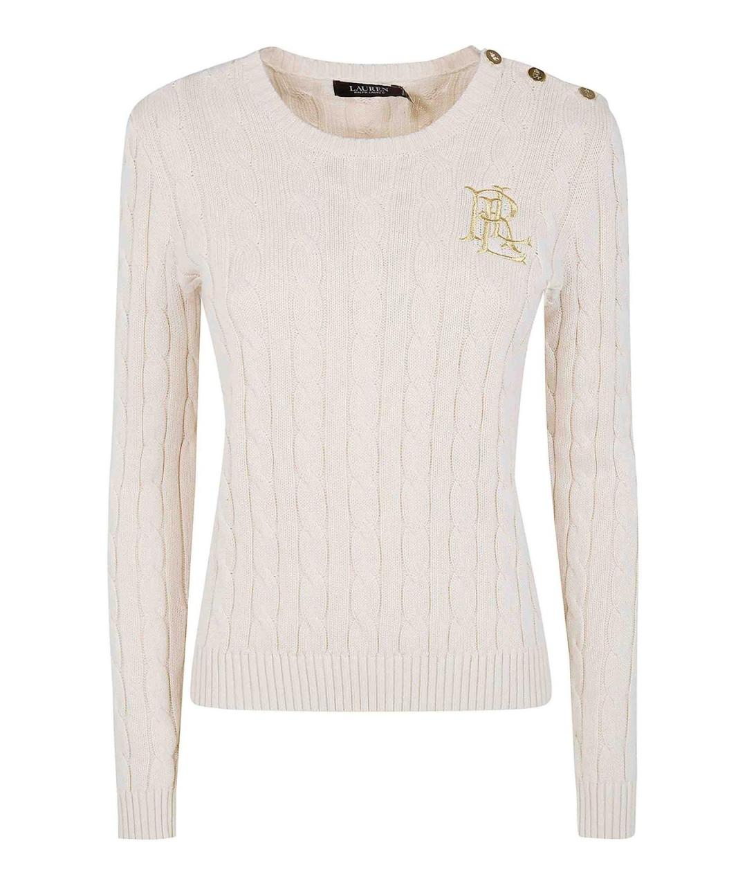 RALPH LAUREN Белый джемпер / свитер, фото 1