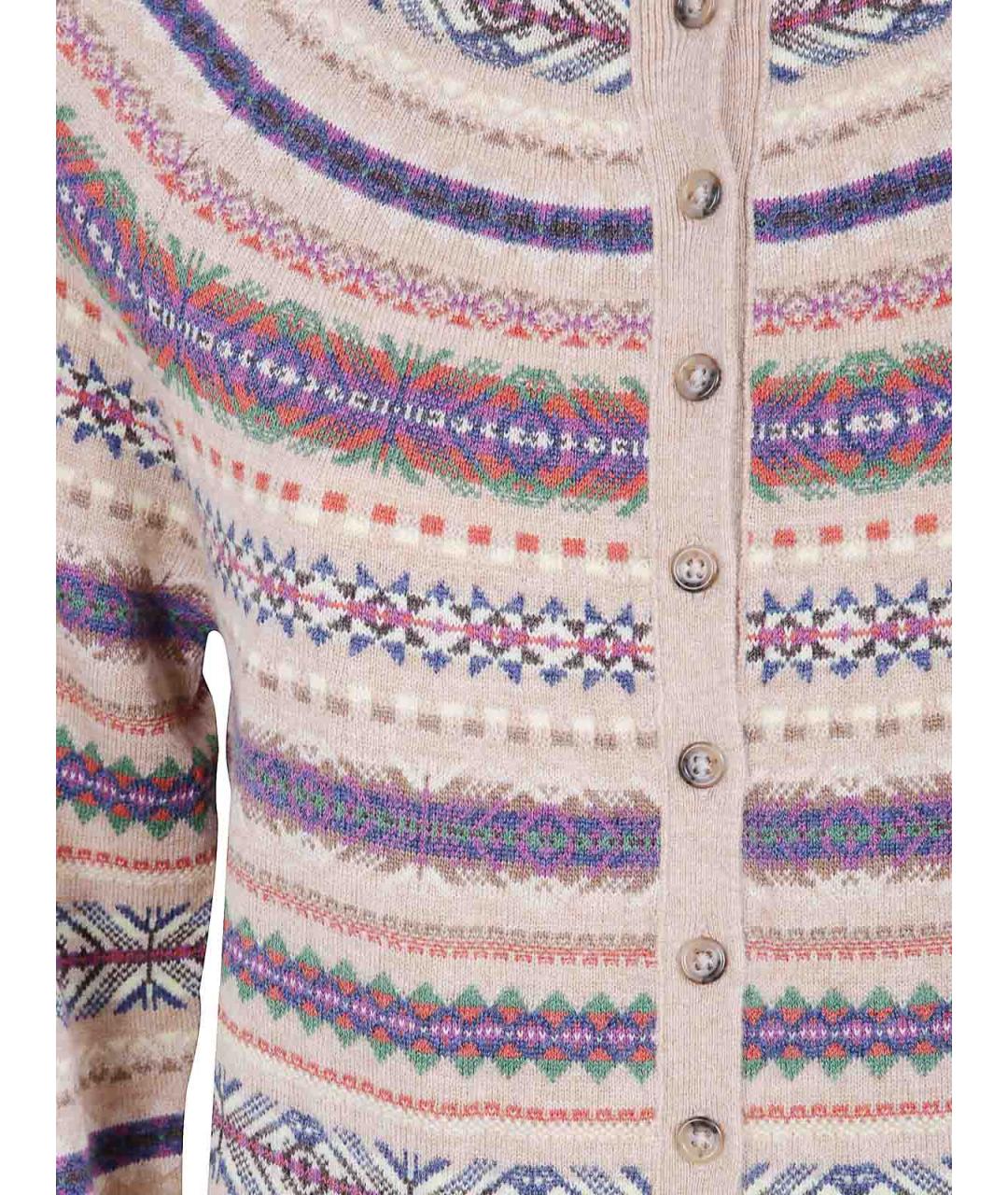 POLO RALPH LAUREN Розовый шерстяной кардиган, фото 3
