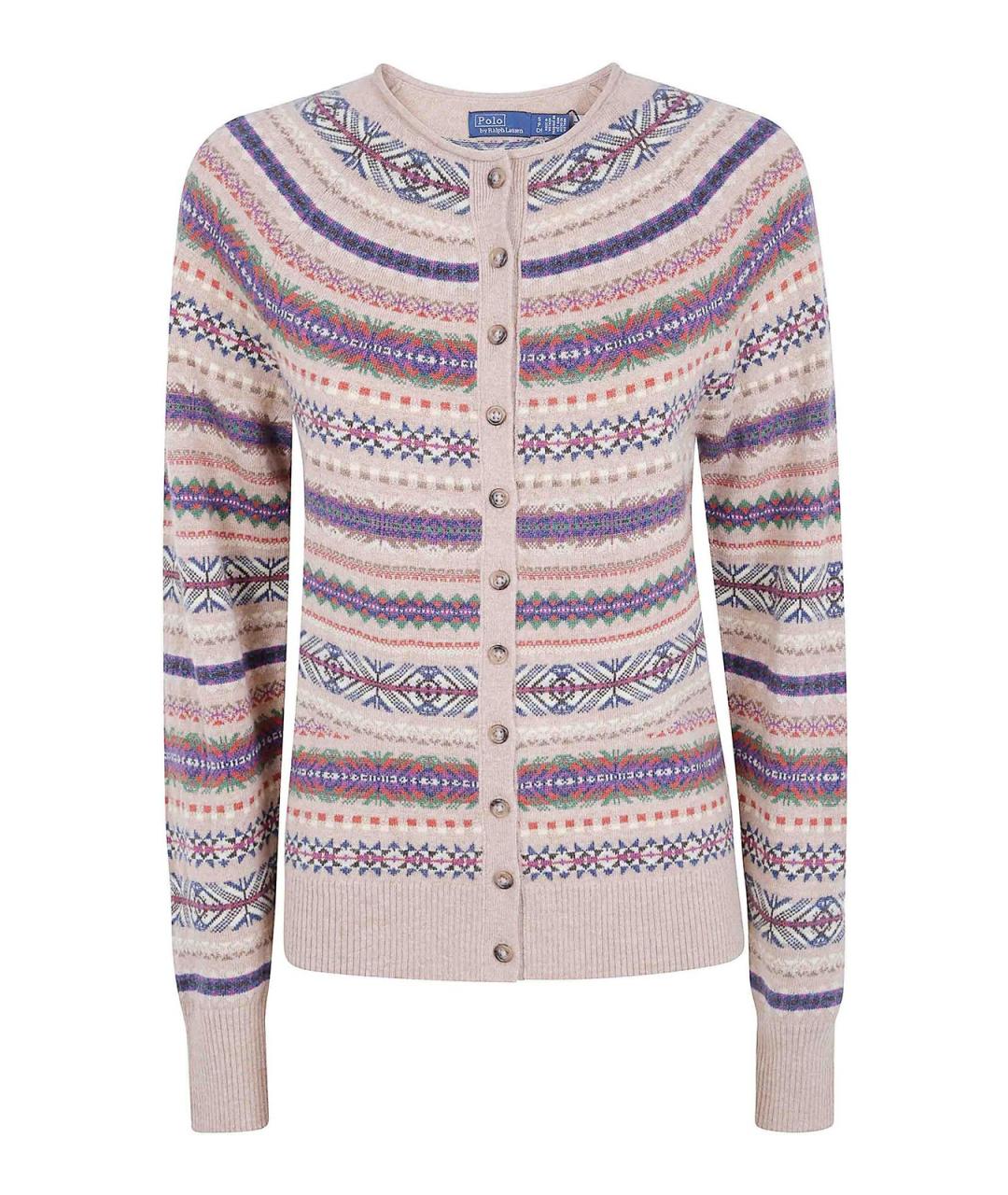 POLO RALPH LAUREN Розовый шерстяной кардиган, фото 1