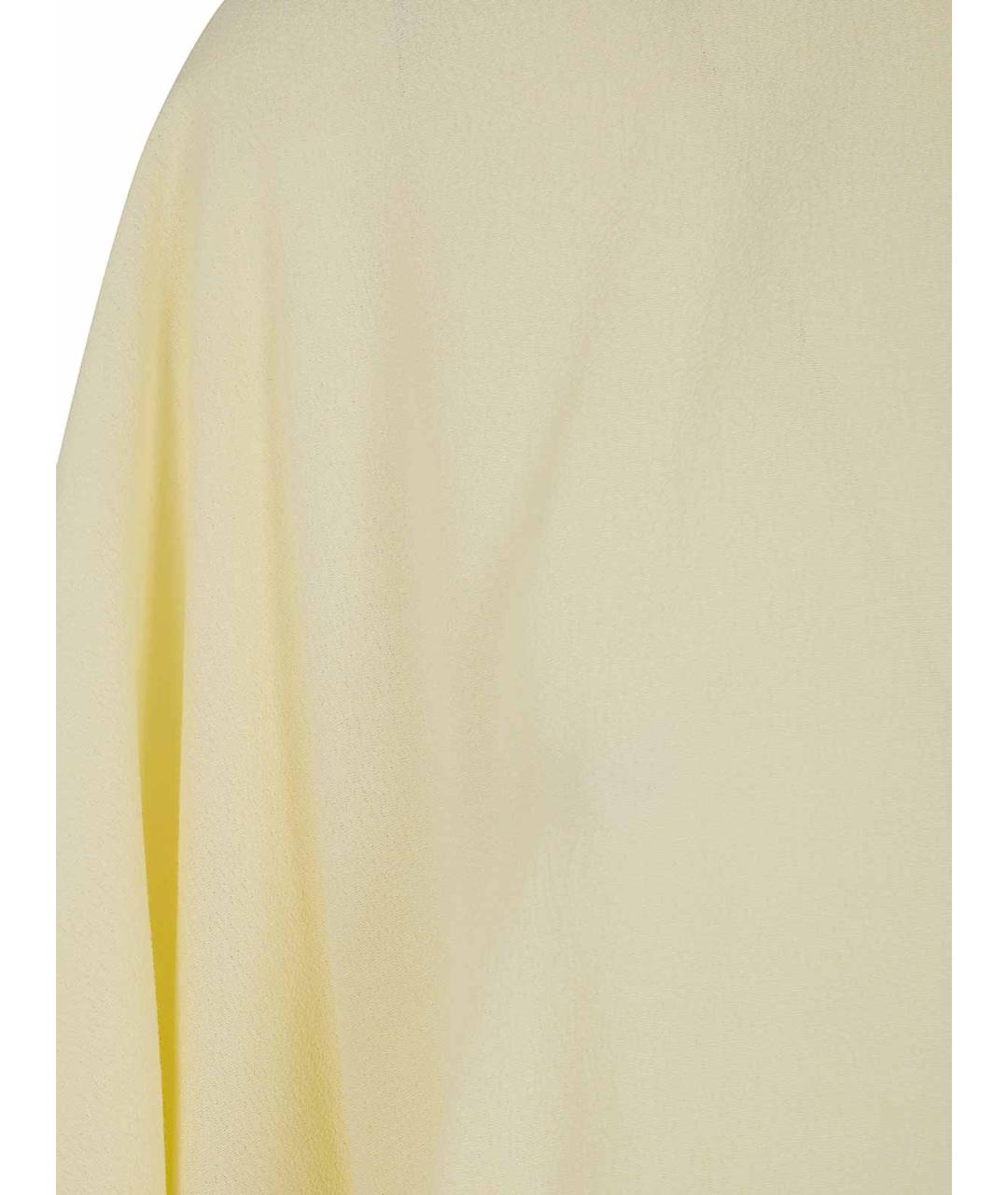 BLUMARINE Желтая вискозная блузы, фото 3