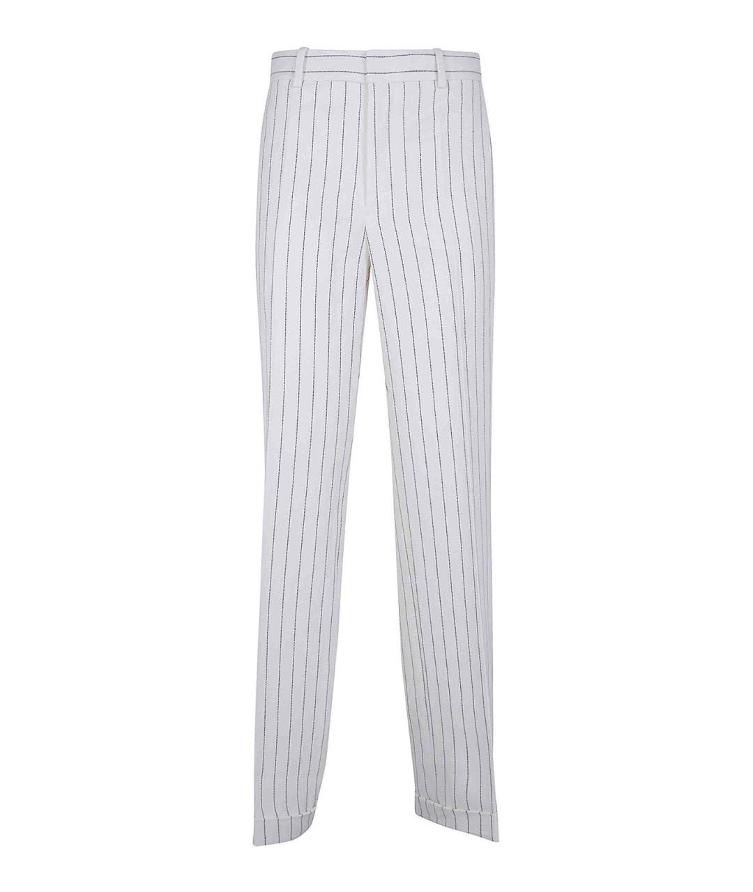 POLO RALPH LAUREN Розовые хлопковые прямые брюки, фото 1
