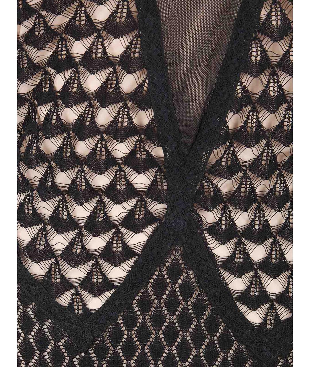 BLUMARINE Черное хлопковое платье, фото 3