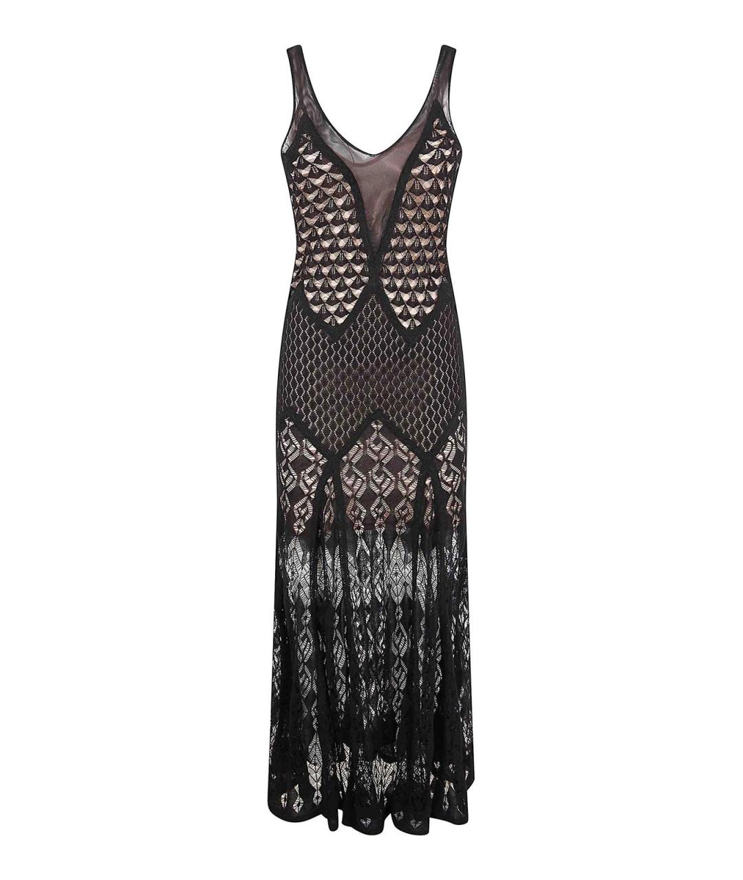 BLUMARINE Черное хлопковое платье, фото 1