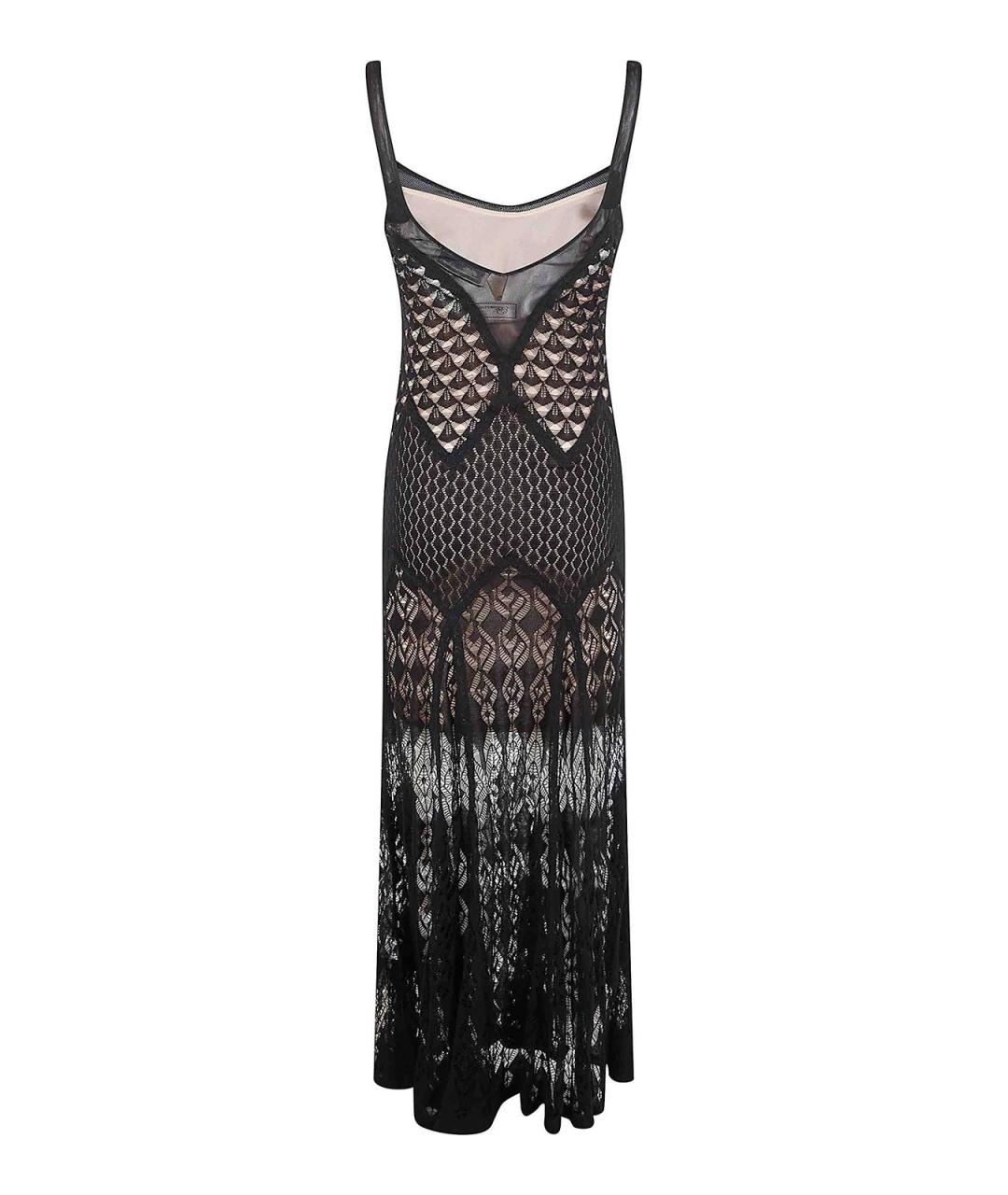BLUMARINE Черное хлопковое платье, фото 2