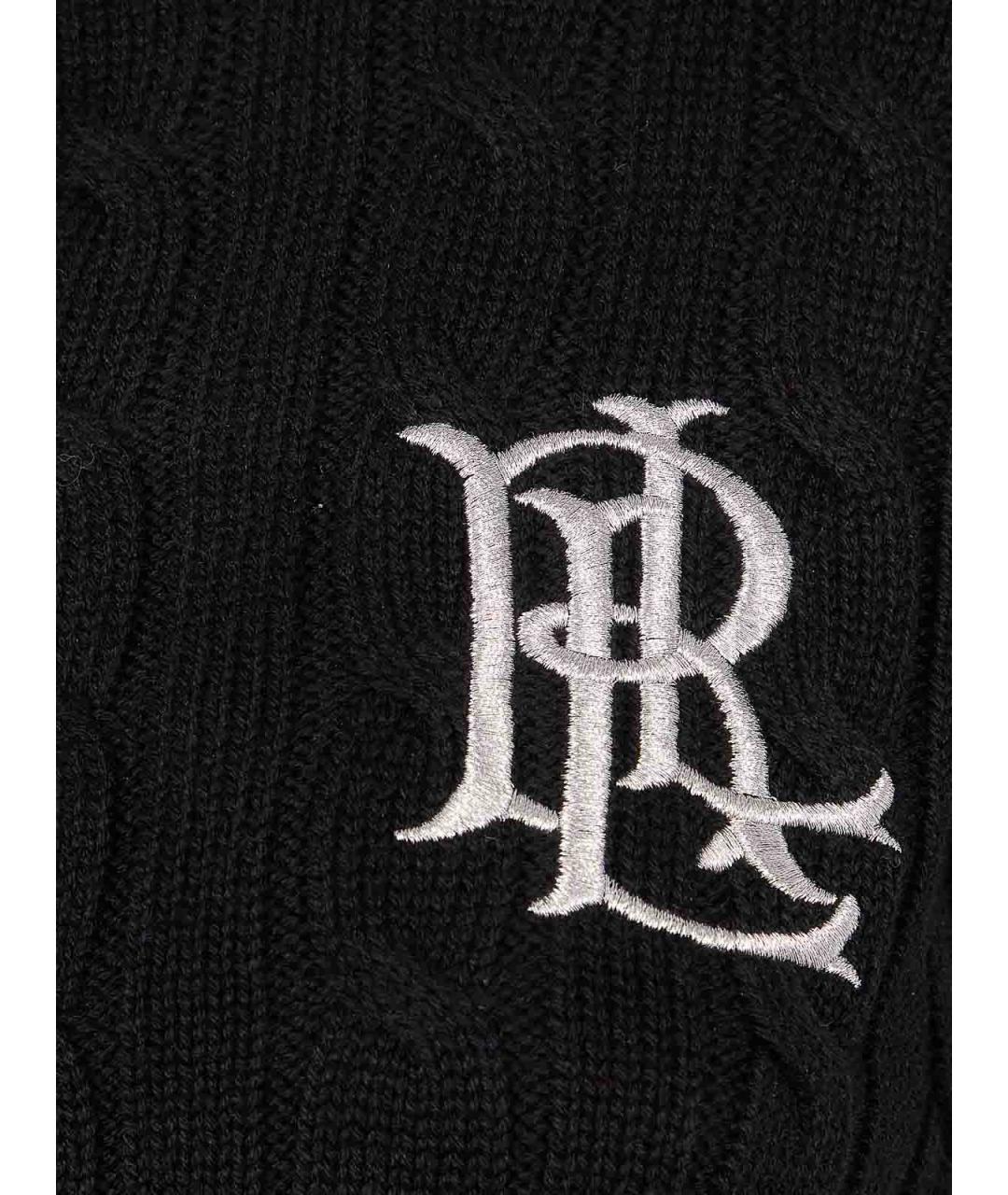 RALPH LAUREN Черный кардиган, фото 3