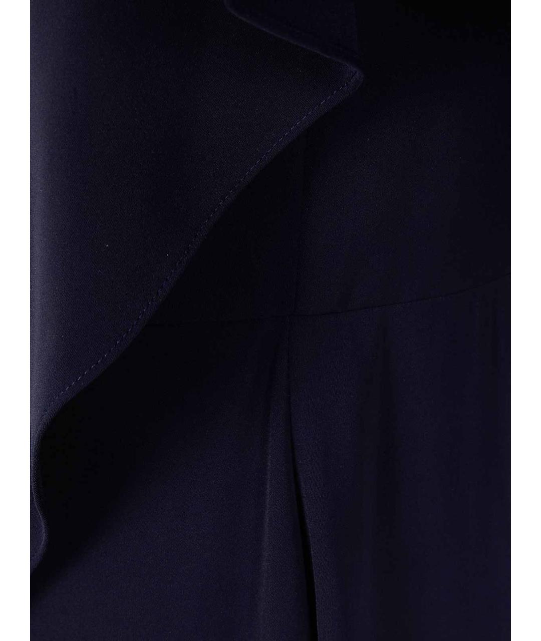 RALPH LAUREN Синий креповый комбинезон, фото 2