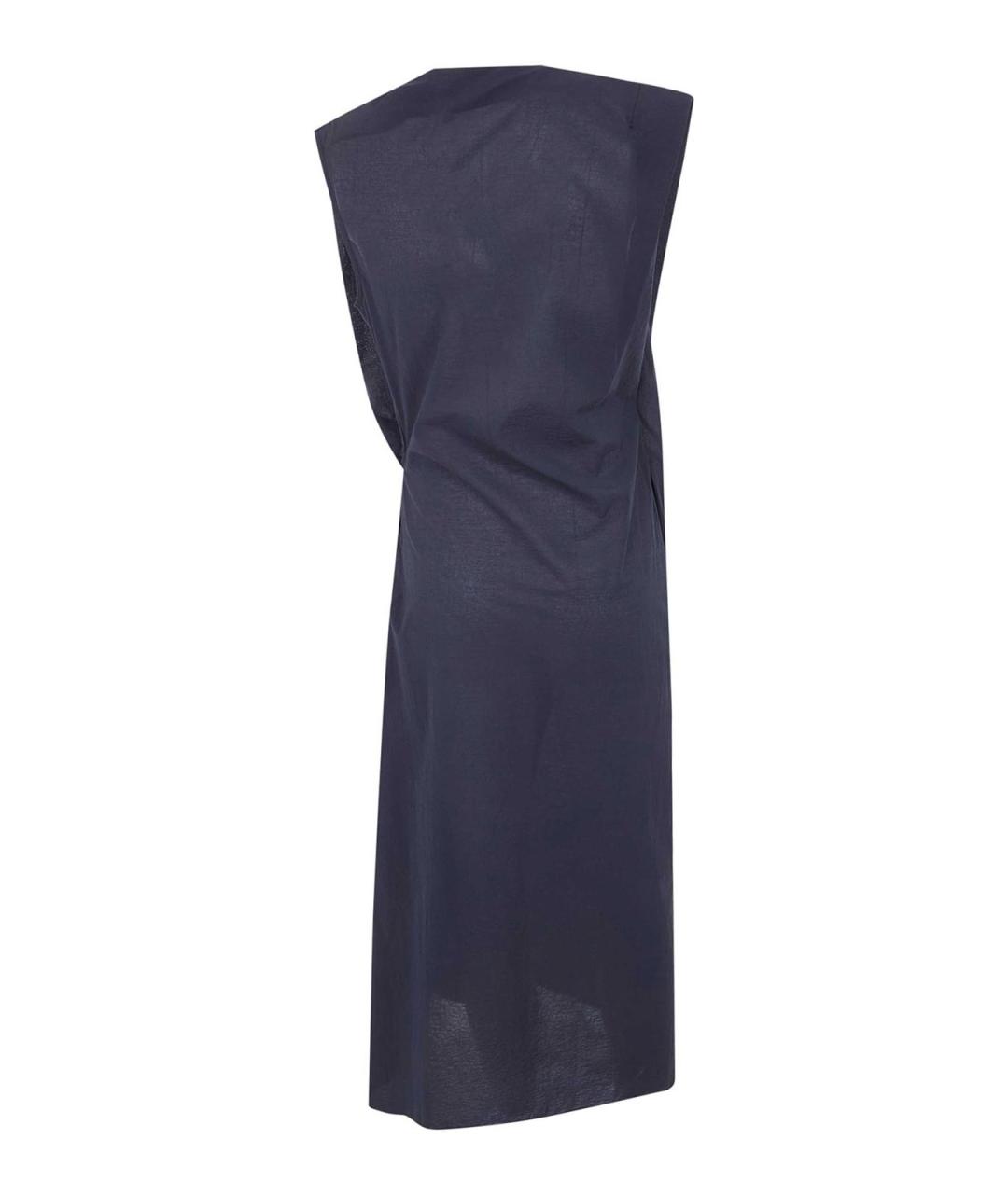 JACQUEMUS Черное хлопковое повседневное платье, фото 2