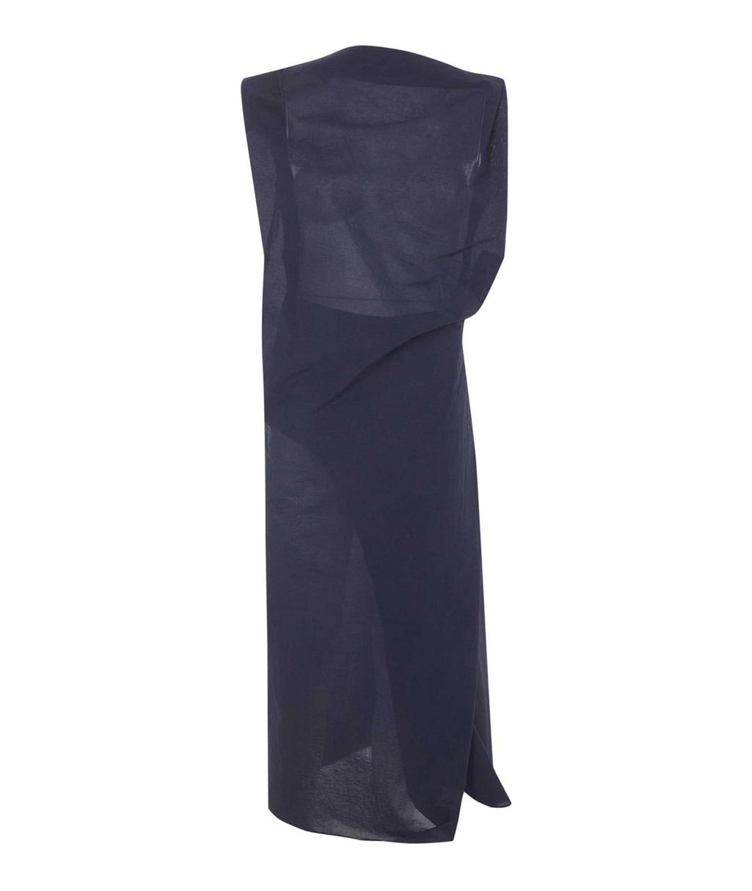 JACQUEMUS Черное хлопковое повседневное платье, фото 1