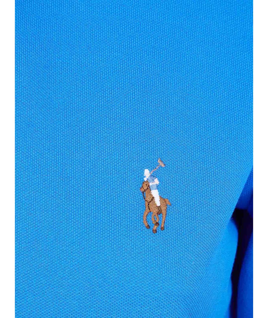 POLO RALPH LAUREN Синяя хлопковая рубашка, фото 3