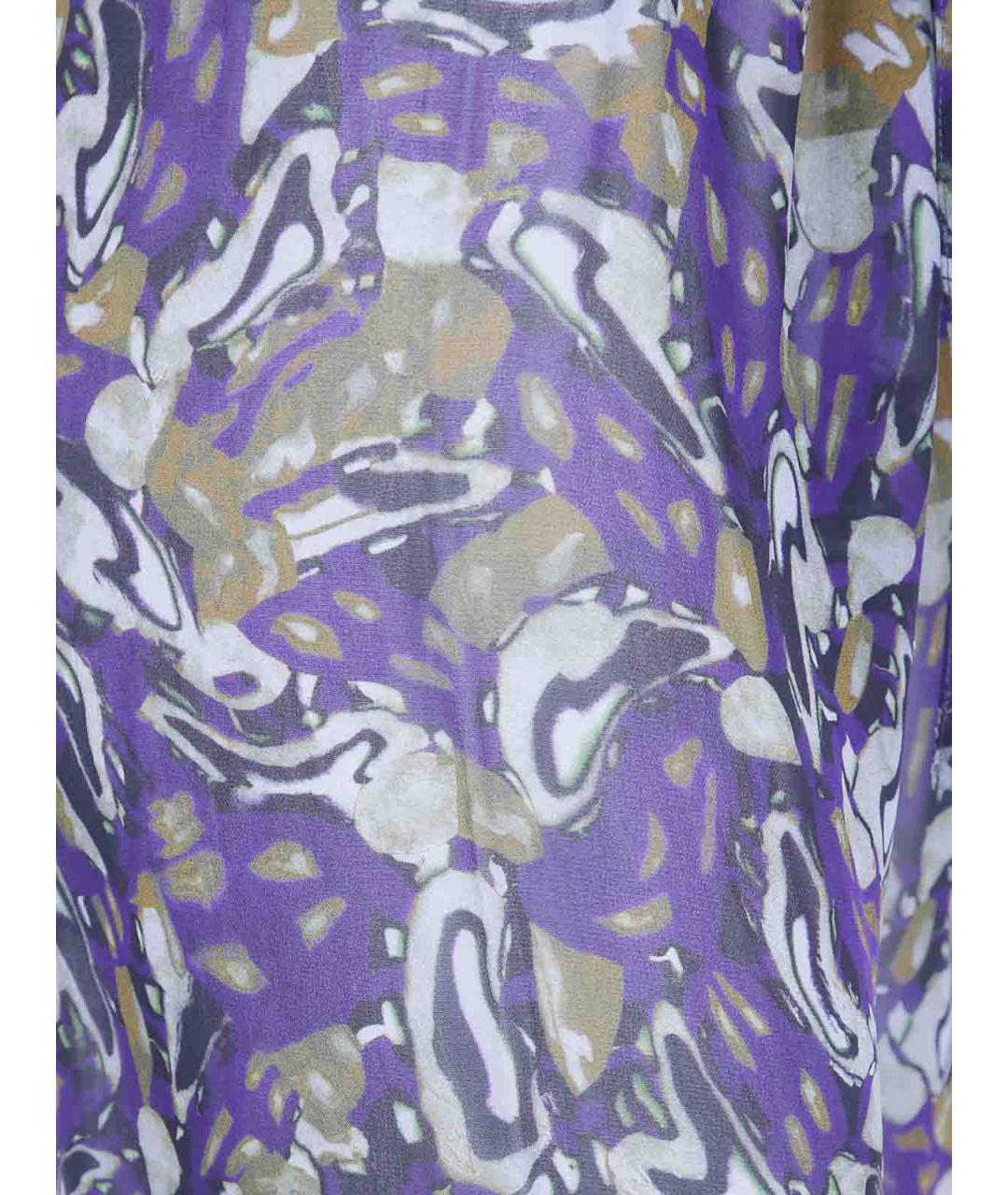 DRIES VAN NOTEN Мульти вискозные брюки широкие, фото 3
